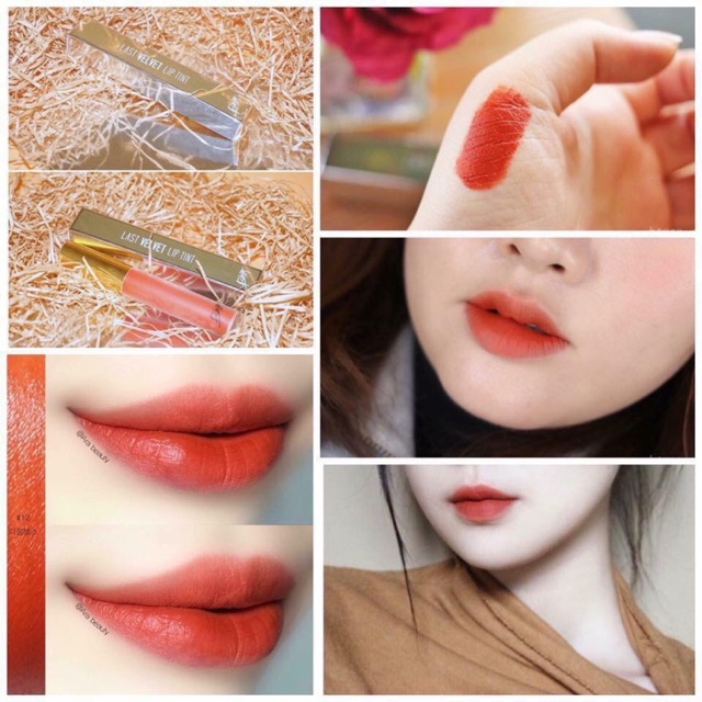SON KEM LÌ VELVET LIP TINT CAM CHÁY