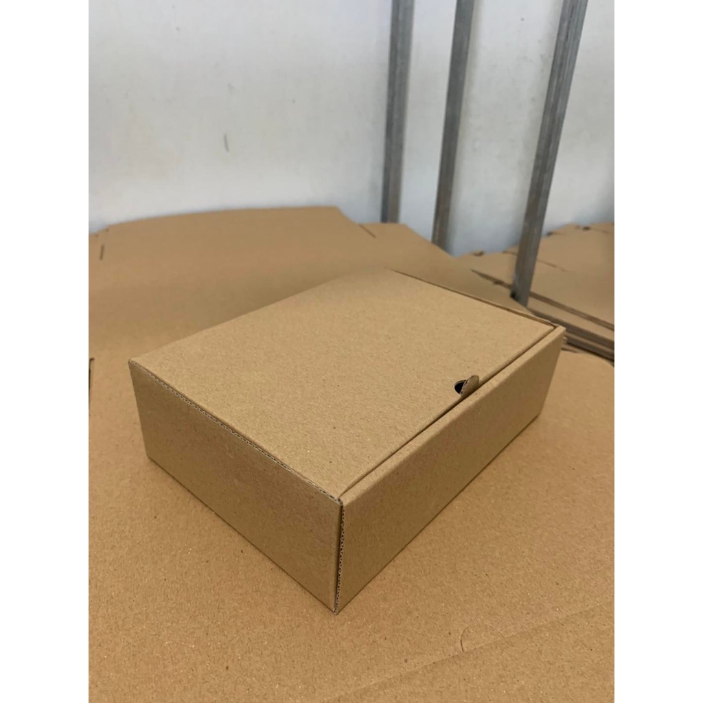 Combo 20 hộp carton nắp gài trơn cứng 19x14x5 cm