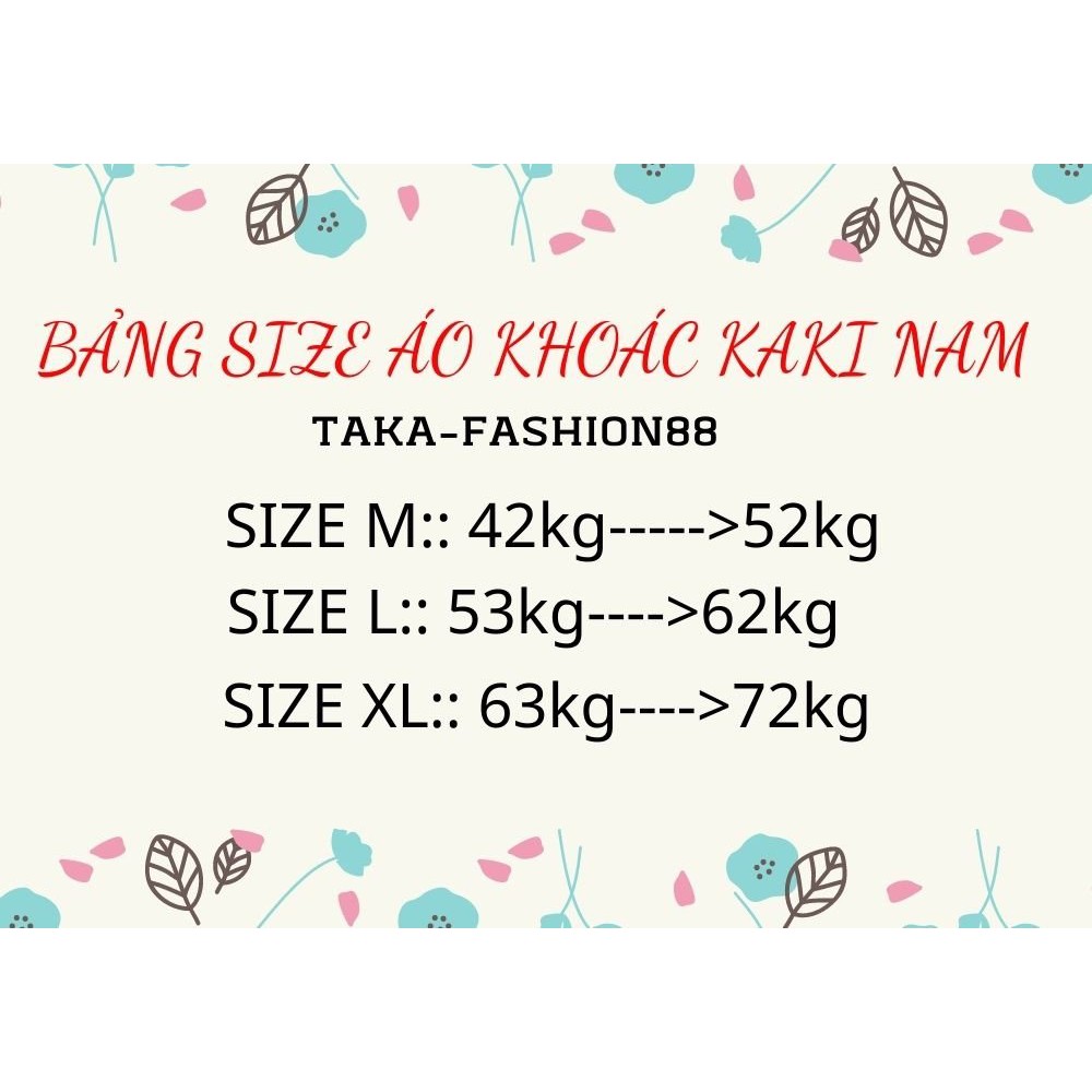 Áo khoác kaki nam chất kaki cao cấp đẹp giá rẻ TCS 02 | BigBuy360 - bigbuy360.vn