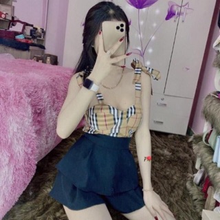 Áo 2 dây bbr có mút ngực