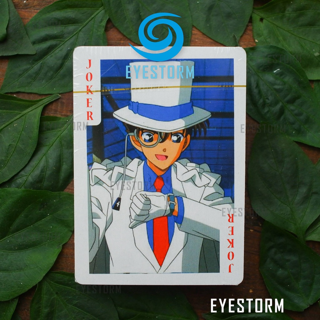 Bài tây anime Kaitou KID - Thám tử lừng danh Conan , Detective Conan, tú lơ khơ, manga - Poker YW - 54 lá