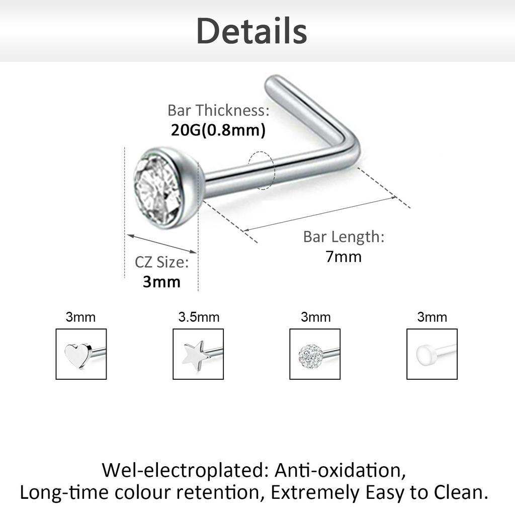 Set 54 Khuyên Mũi Phong Cách Ấn Độ Cho Nữ