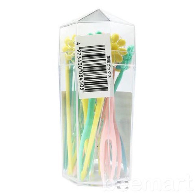 Nĩa ăn trái cây Nhật Bản - hộp 20 nĩa ăn, dĩa ăn hoa quả, mứt