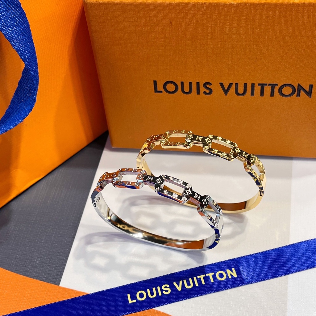 Lv Vòng Tay Chất Liệu Thép Titan Cao Cấp Thời Trang Dành Cho Nữ