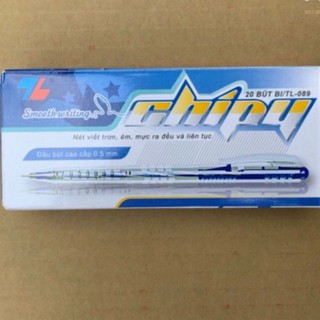 Hộp 20 bút bi xanh chipu tl-089