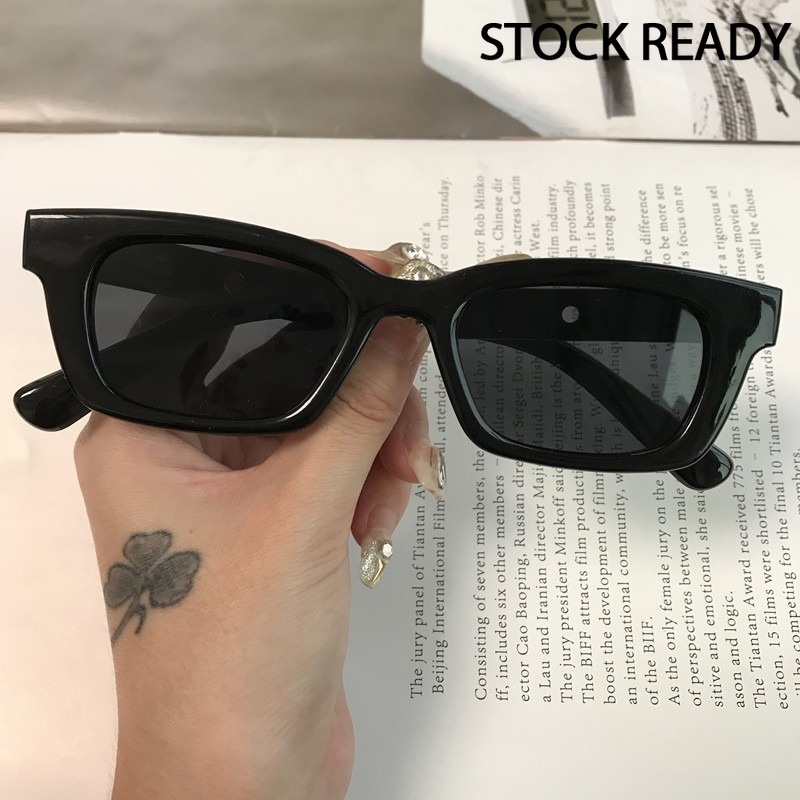 COD Kính mát gọng vuông hình mắt mèo thời trang cổ điển cho nữ