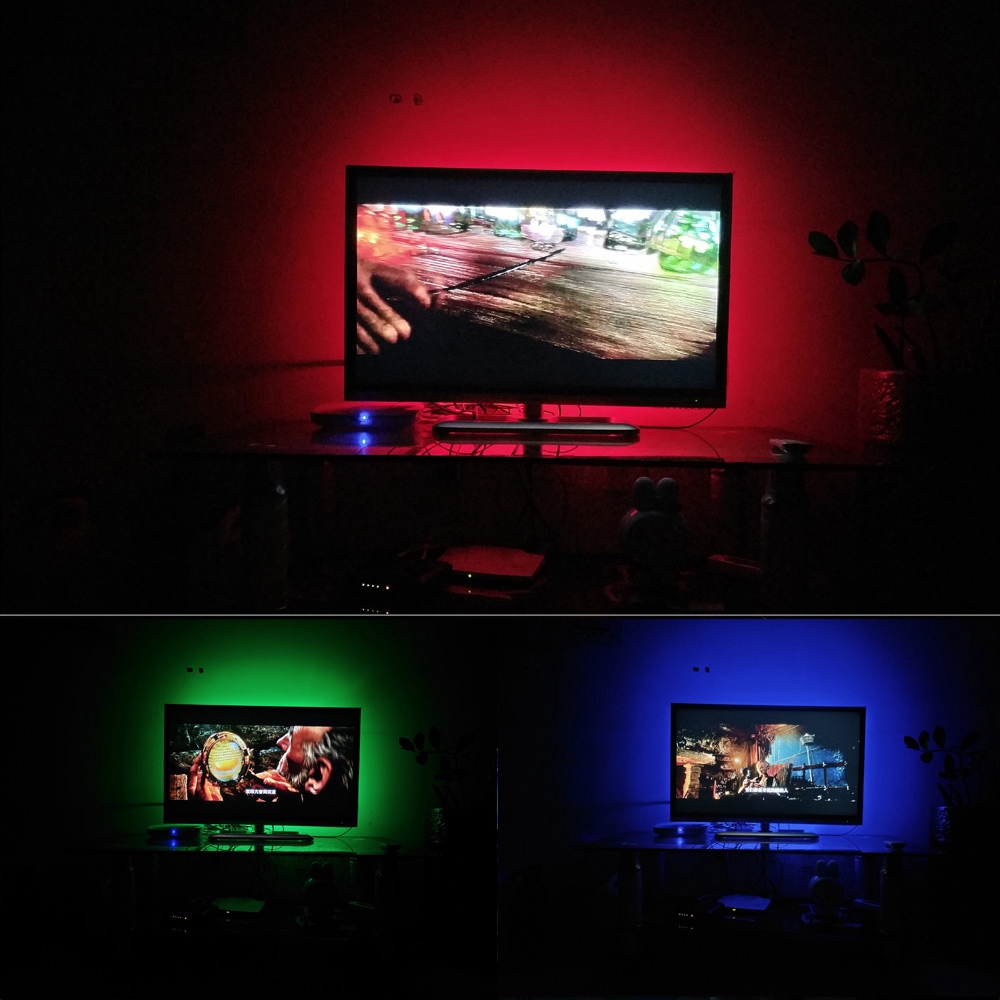 Cuộn Dây Đèn led 395-405nm Cổng usb 5v 2835 smd tv Dài 1m 2m 3m