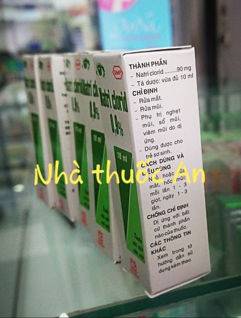 10chai nước muối sinh lý rửa mắt mũi