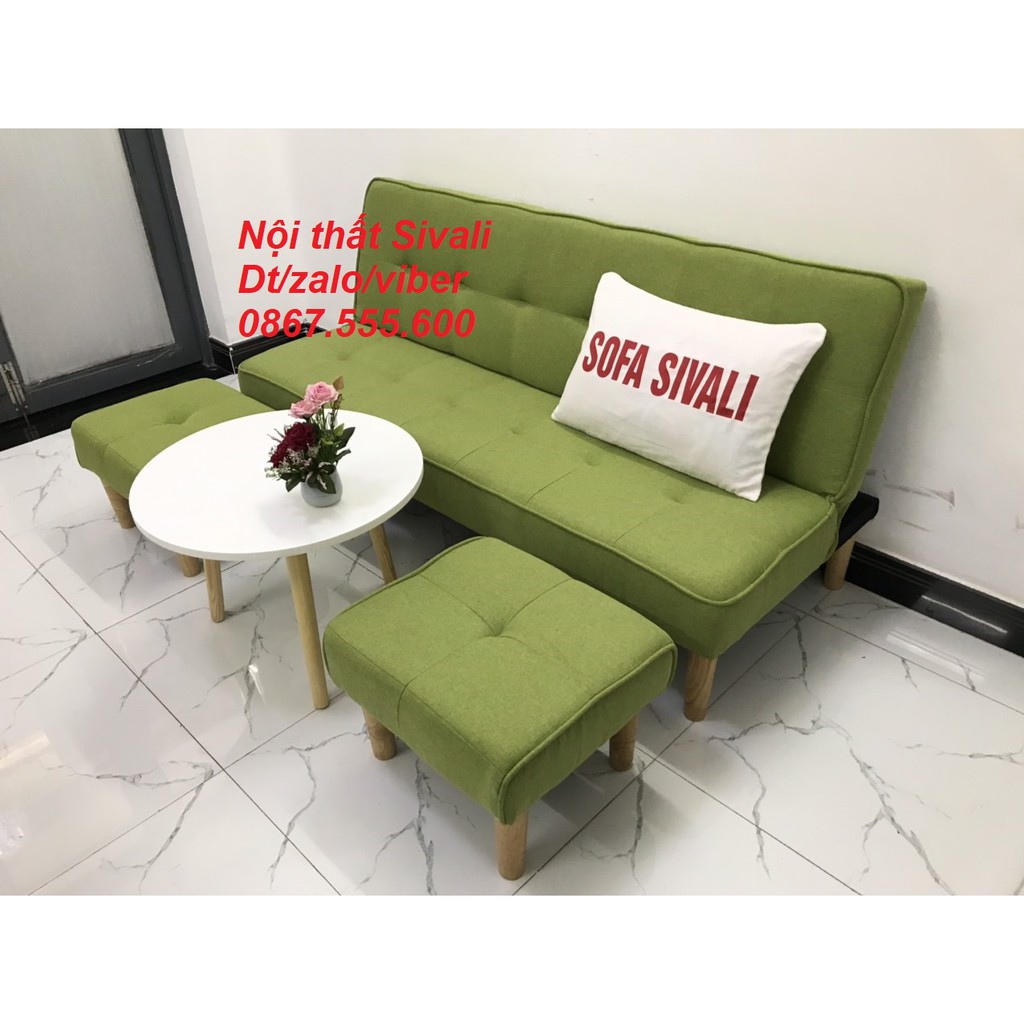 SFB01-Bộ ghế sofa bed, sofa giường phòng khách Sivali, salon, sopha, sa lông, sô pha