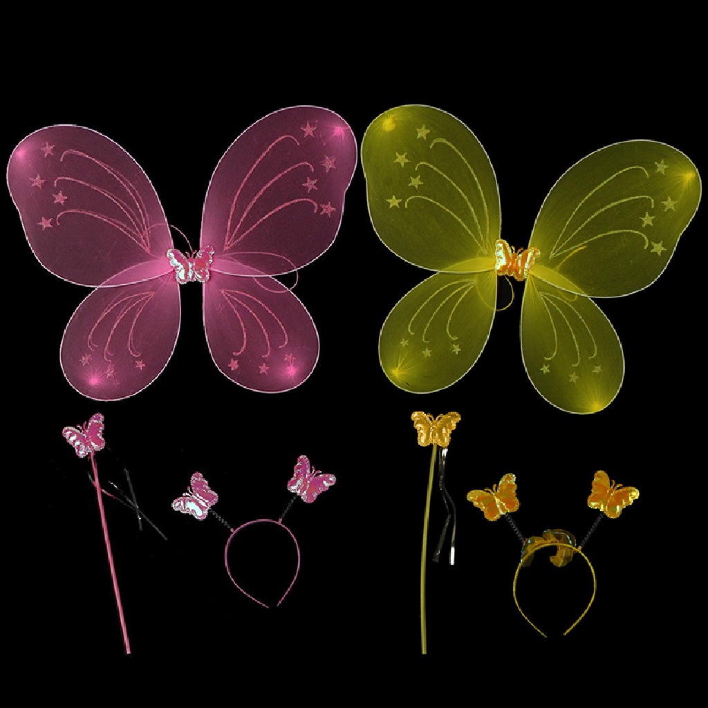 Set 3 Đôi Cánh Bướm Hóa Trang Công Chúa Cho Bé Gái