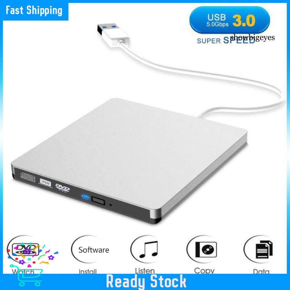 Đầu Đọc Đĩa Dvd-Rom Cd-Rw Dvd-Rw Dvd-Rw Kết Nối Usb 3.0 Cho Laptop Pc