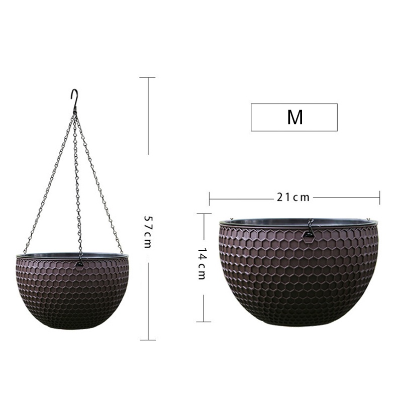 Chậu trồng cây treo ban công tiện dụng