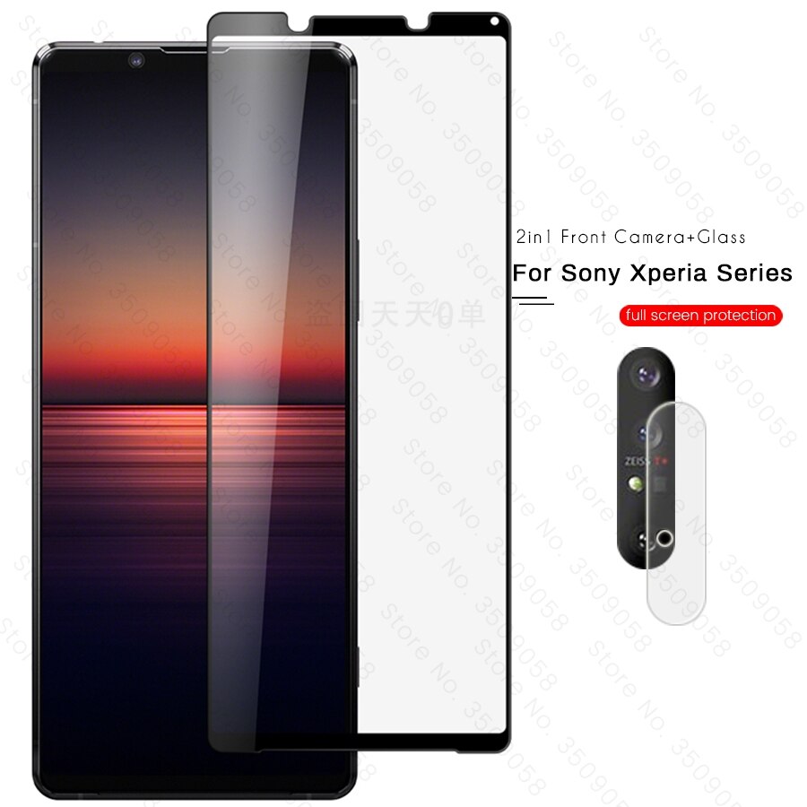 Kính Cường Lực Bảo Vệ camera 2 Trong 1 Cho sony xperia 10v 5v 1 5 10 v iv xperia10 xperia1 ii iii