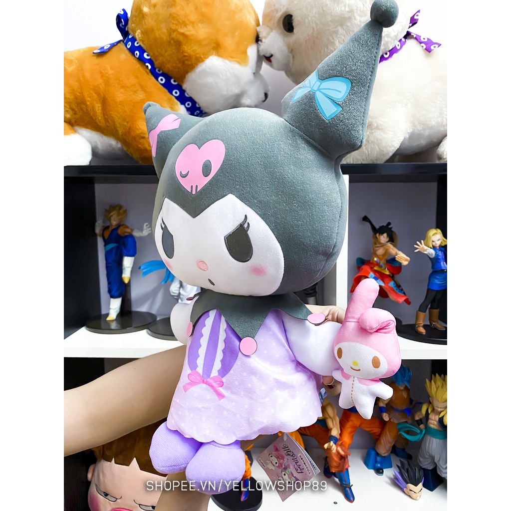 Gấu bông Sanrio - My Melody - Girly Purple Big Plushy - Kuromi 30cm