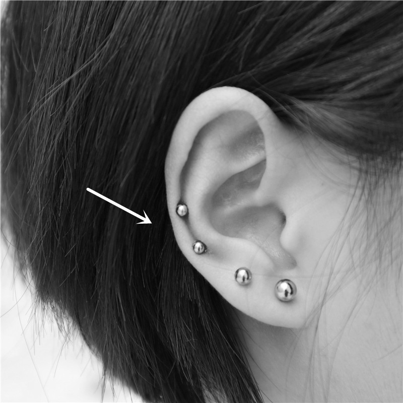 Khuyên Tai Chất Liệu Thép Titan Không Phai A329