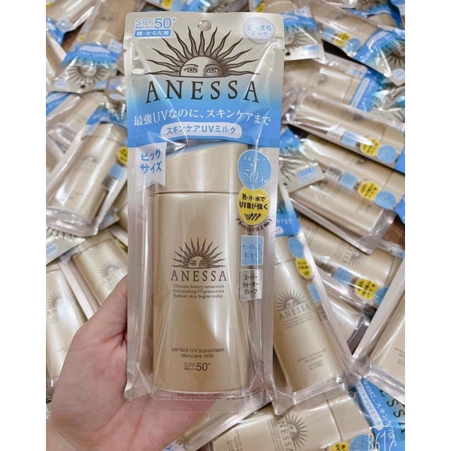 Kem Chống Nắng Shiseido Anessa 90ml Perfect UV Sunscreen Skincare Milk