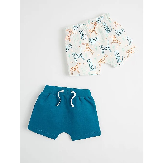 Set 2 quần short kẻ Goerge sales giá shock