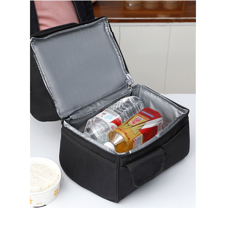 ONLY HOUSE Túi Đựng Hộp Cơm Trưa Lót Giấy Nhôm Dày Cách Nhiệt Chống Thấm Nước Tiện Dụng