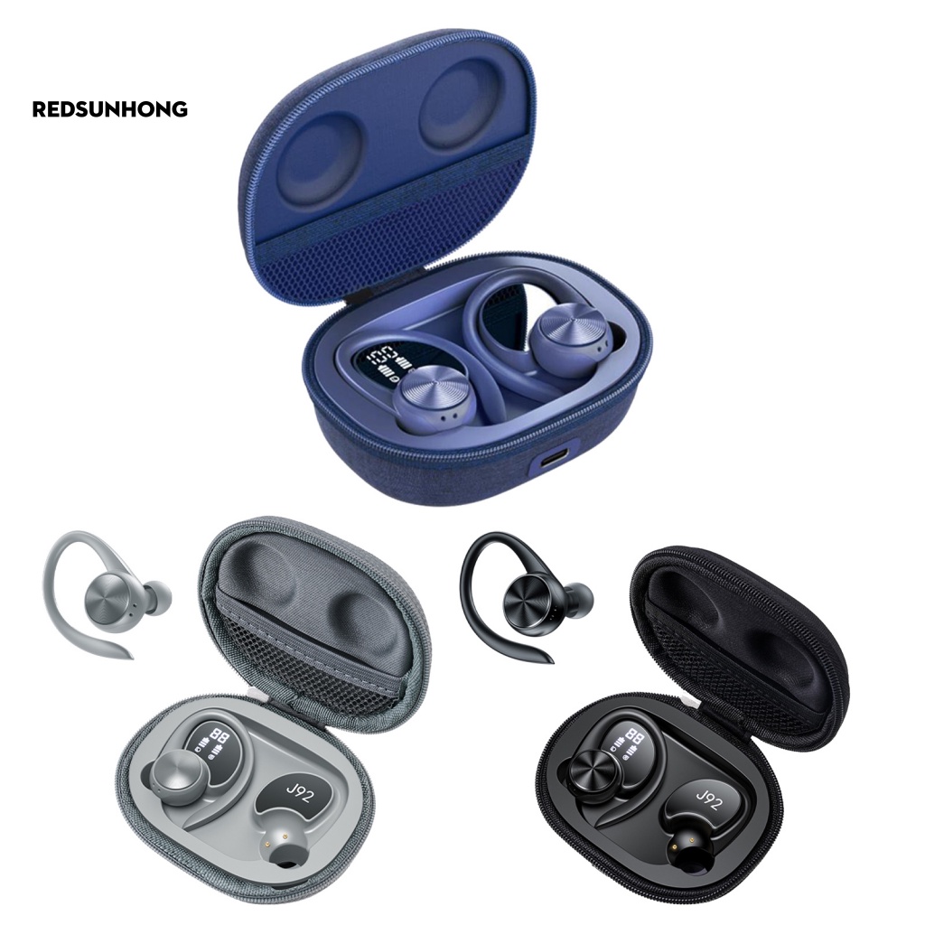 Tai Nghe Không Dây Bluetooth J92 Mega Bass Dạng Móc Vành Tai