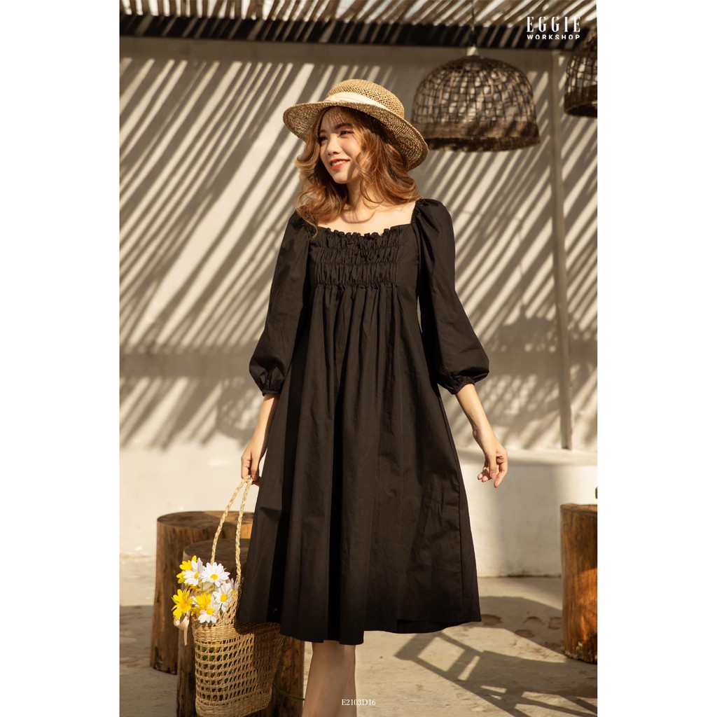 ĐẦM COTTON OVERSIZE MOCKING