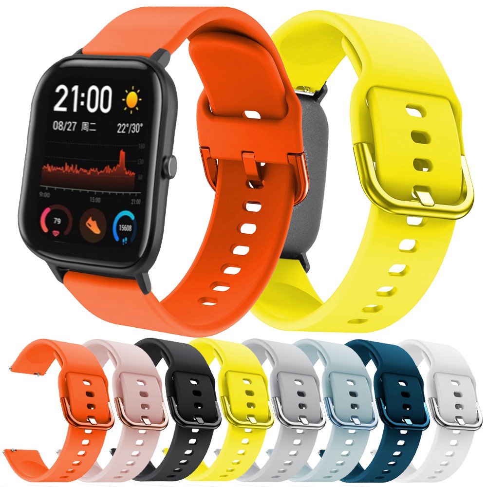 Dây Đeo Silicon Cho Đồng Hồ Thông Minh Huami Amazfit Gts 20mm Xiaomi Amazfit Gtr 42mm