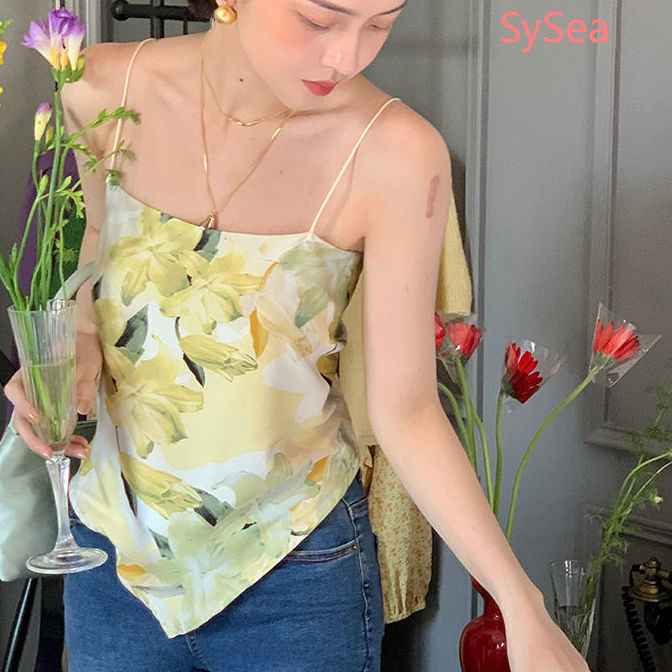 Áo Hai Dây In Hình Ảnh Thời Trang Mùa Hè Kiểu Dáng Gợi Cảm Cho Bạn Nữ