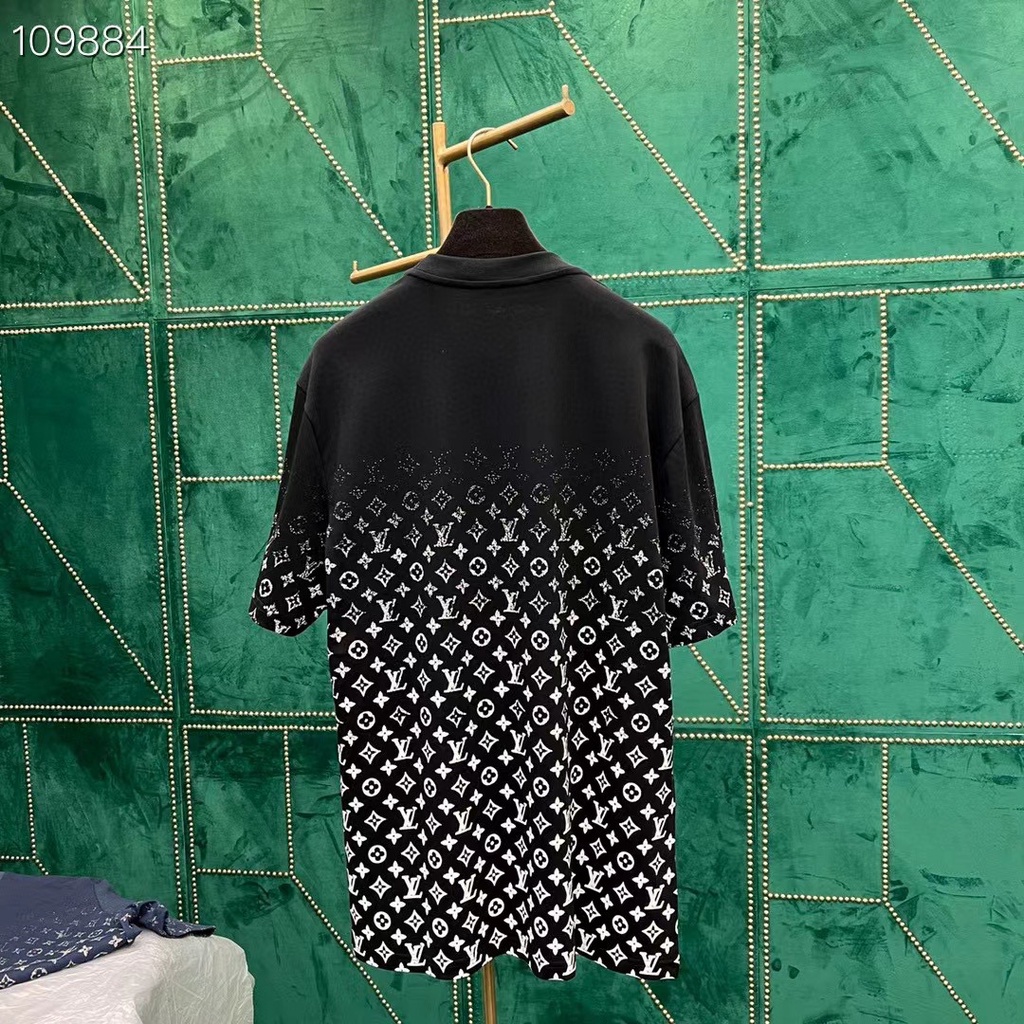 Áo Thun cotton Tay Ngắn Cổ Tròn In logo Lllvv Thời Trang Chất Lượng Cao