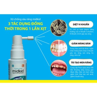 Xịt chống sâu răng MidKid