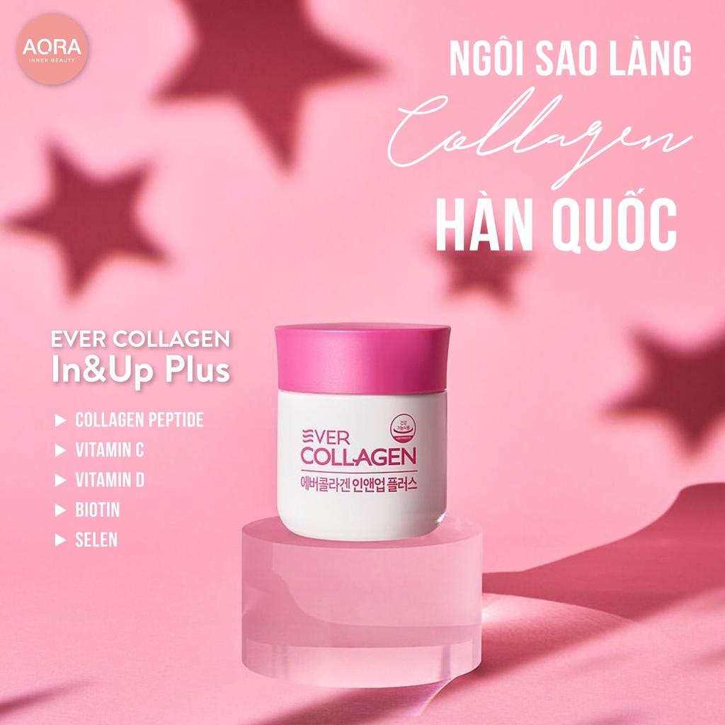 Viên uống Ever Collagen In&Up cho 6 tuần sử dụng