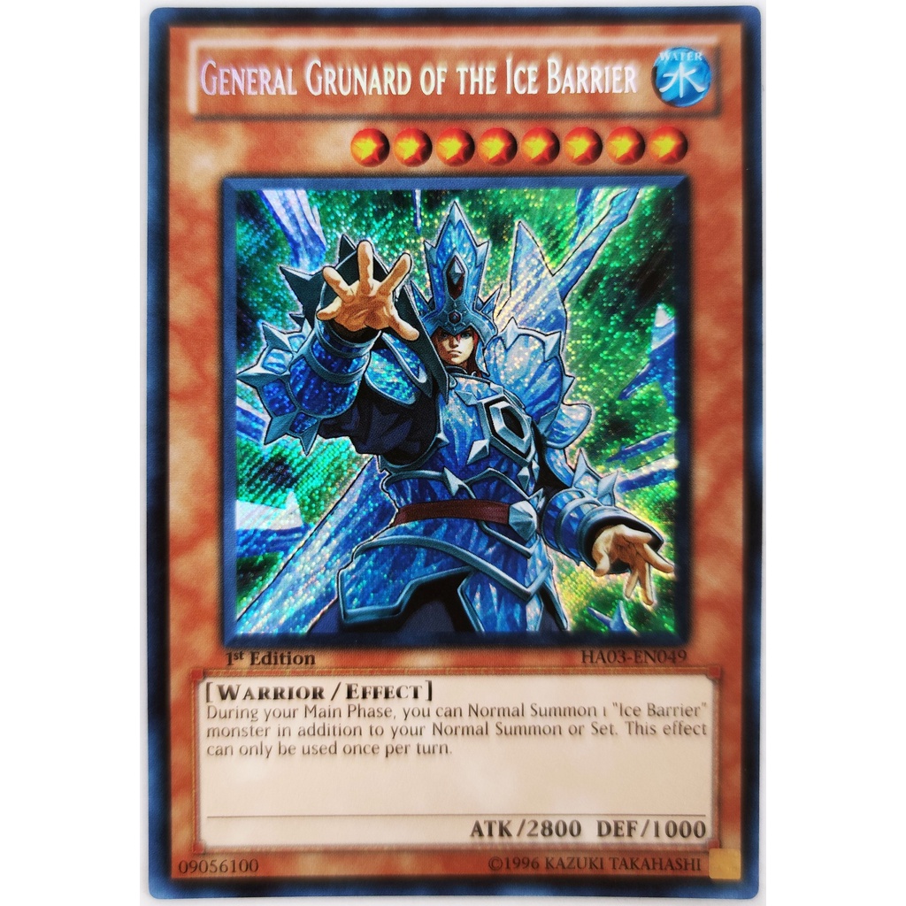 [Thẻ Yugioh] General Grunard of the Ice Barrier |EN| Secret Rare / Common