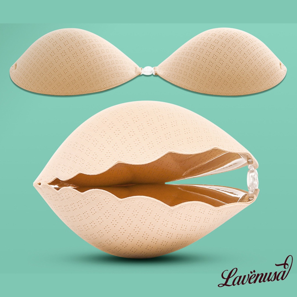 Miếng dán ngực bàn tay hình sóng cài tròn tiện dụng nâng ngực LAVENUSA AL72