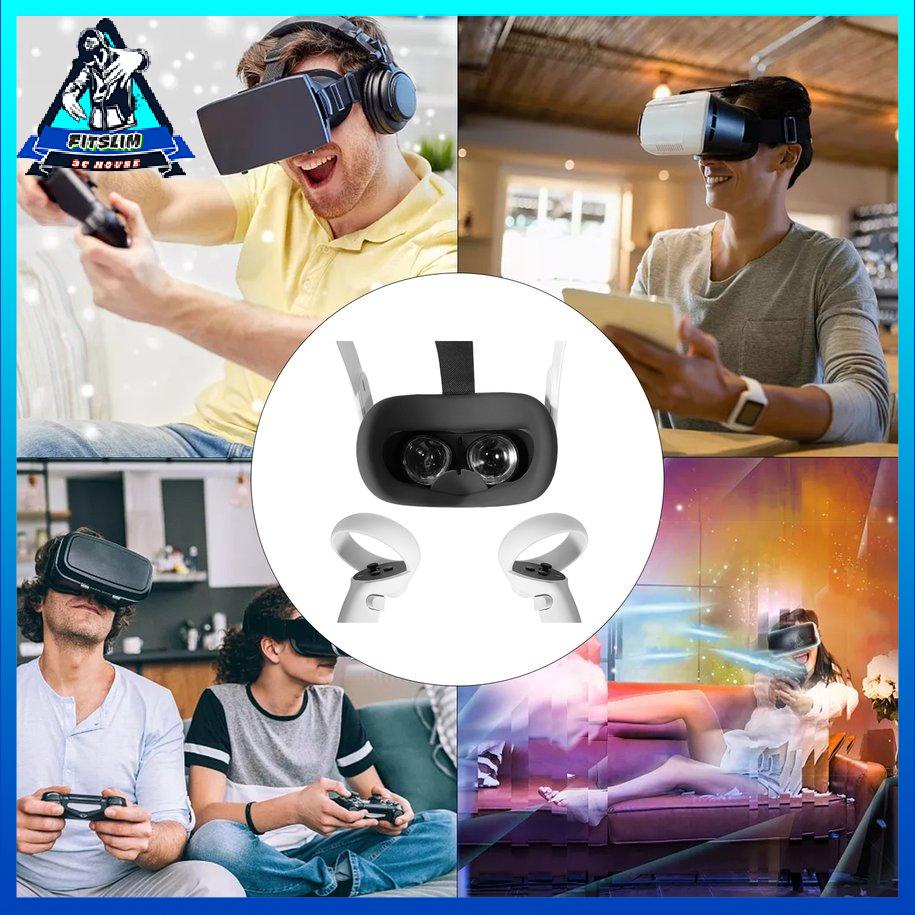 Mặt nạ che mắt cho kính thực tế ảo Oculus Quest 2 Miếng đệm mắt silicon [8/16]