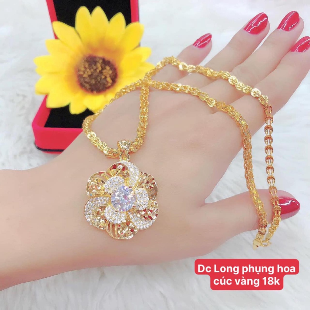 Dây chuyền nhiều kiểu dáng mạ vàng 18 , thời trang hottren , hình ảnh video tự quay chụp