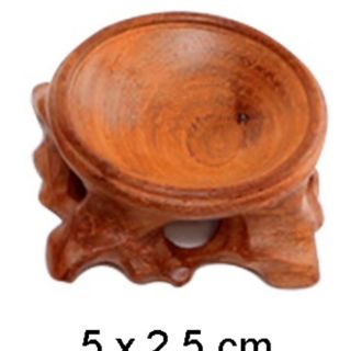 Đế gỗ để  quả cầu phong thủy