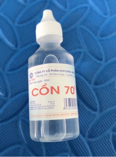 Cồn 90 độ ,70 độ 50ml