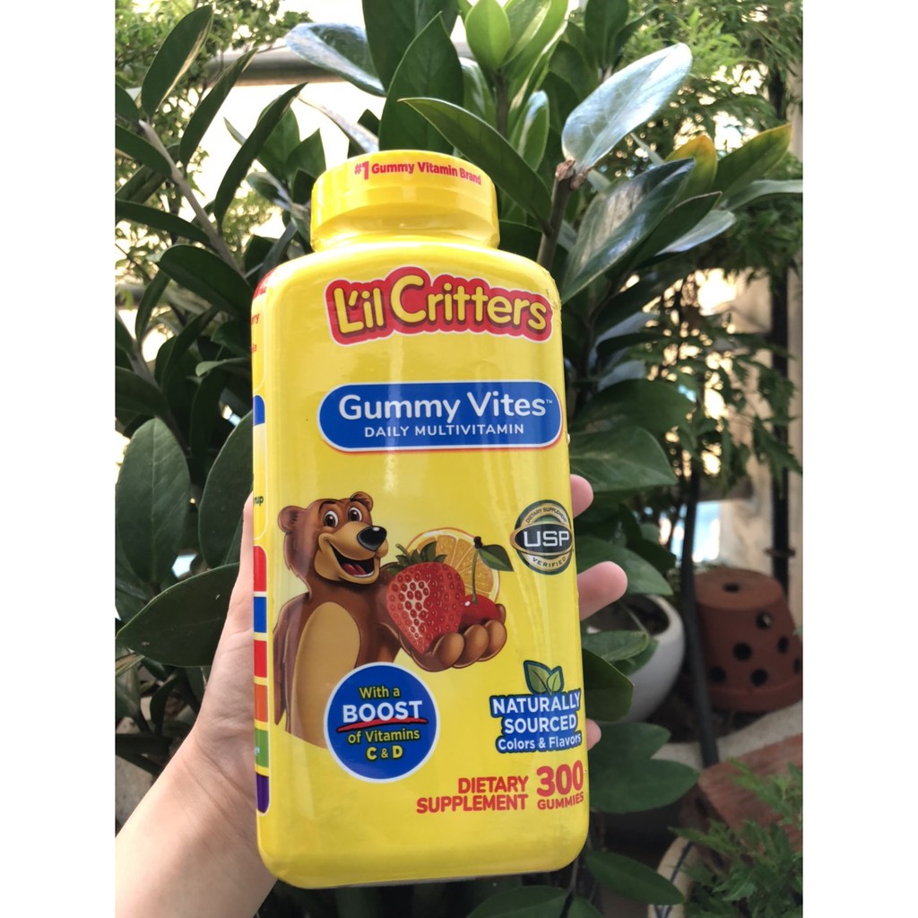 KẸO DẺO GẤU GUMMY VITES 300 VIÊN của Mỹ gummy 300v