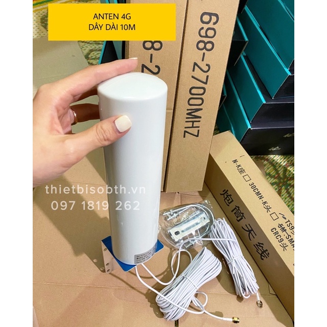 Anten mở rộng 4G LTE 3G 4G CRC9/TS9/SMA với chiều dài dây cáp 10m tiện dụng