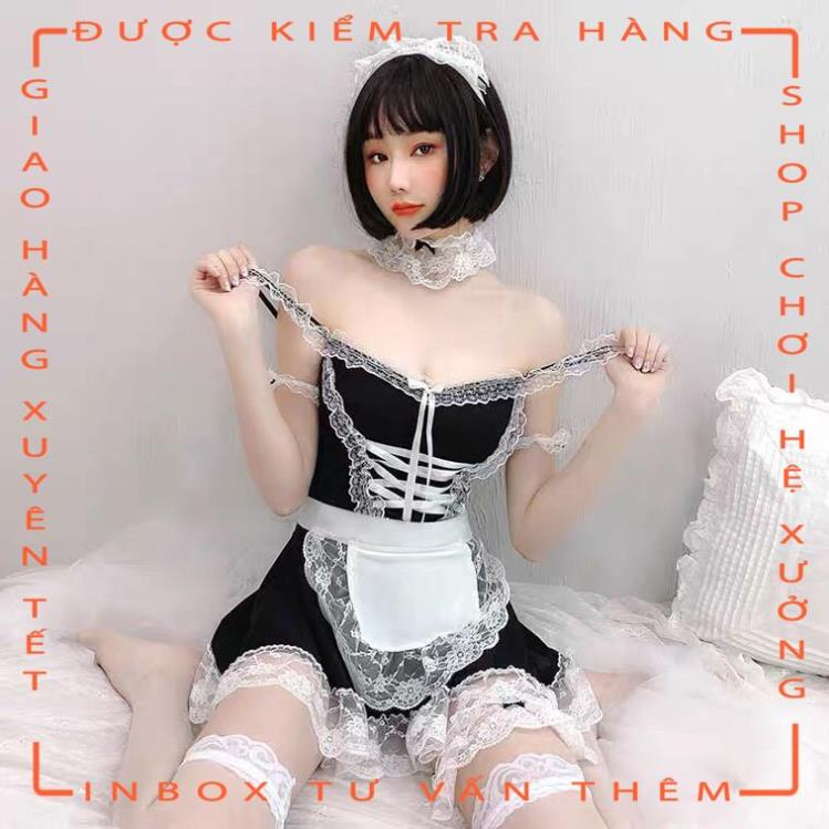 Đồ ngủ cosplay sexy cô nàng hầu gái dễ thương gợi cảm 437  - hot tiktok | BigBuy360 - bigbuy360.vn