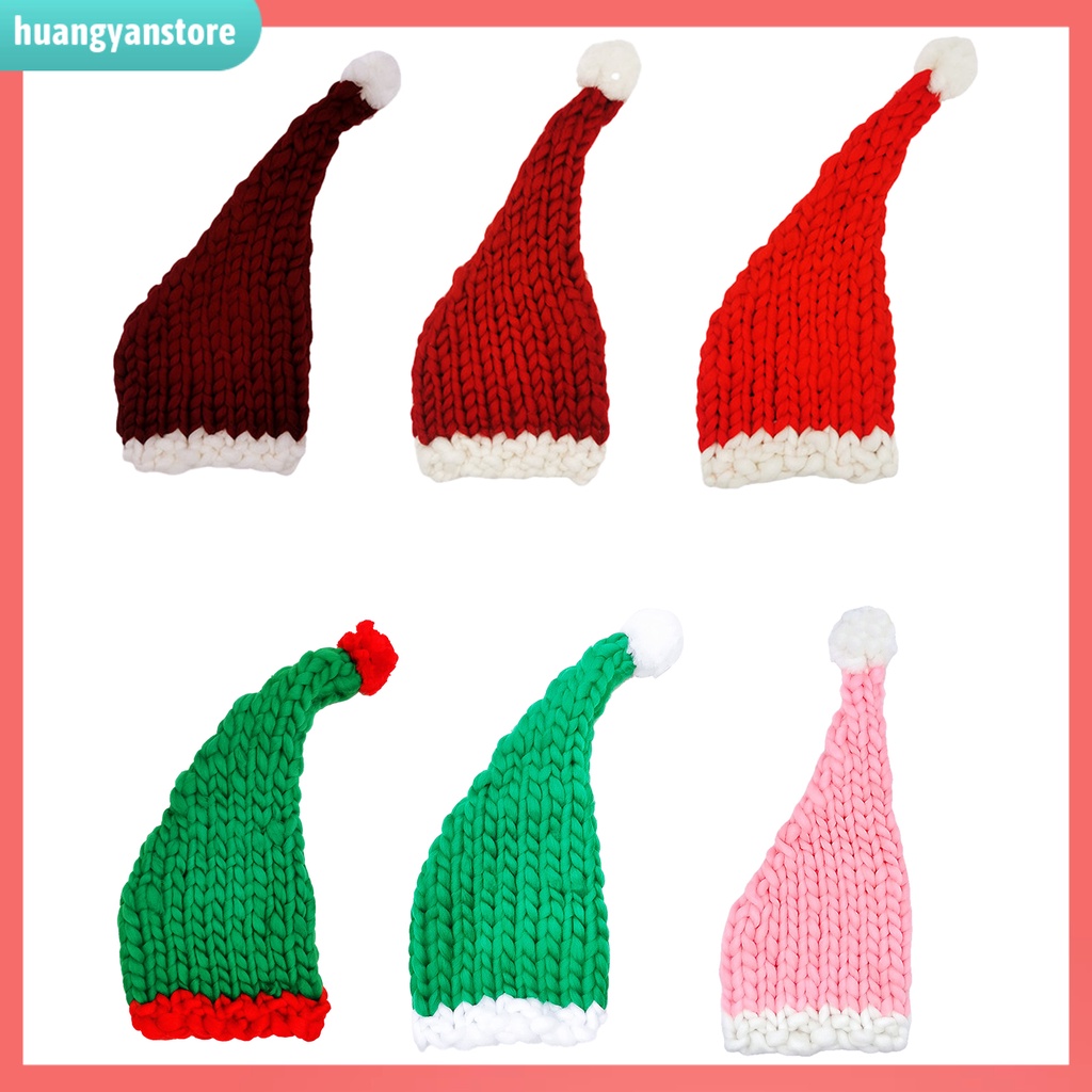 Mũ hóa trang ông già noel mềm mại giữ ấm cho trẻ em