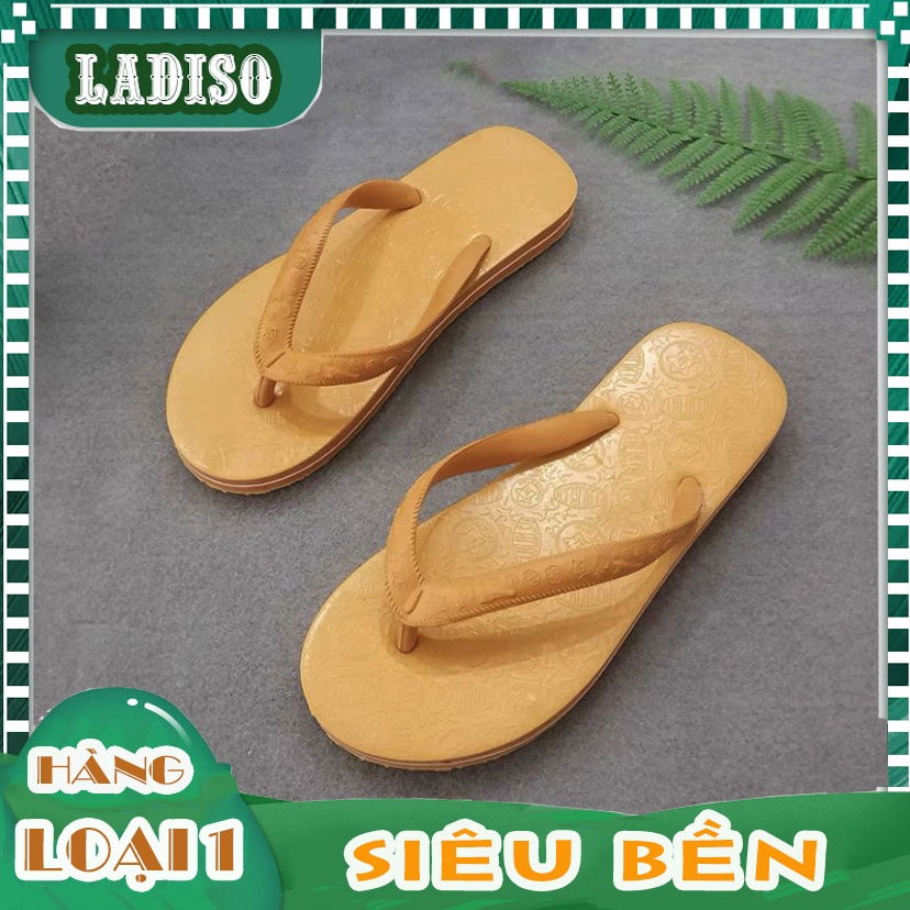 Dép lào Thái loại 1 LADISO màu vàng huyền thoại Siêu Bền có bảo hành - DN08