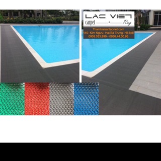🤝 THẢM NHƯA LƯỚI CHỐNG TRƠN TRƯỢT 🤝🤝 1.2 x1.2 màu ghi