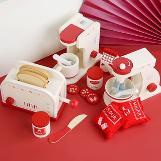 Bộ Đồ Chơi Máy Pha Cà Phê Bằng Gỗ Cho Bé