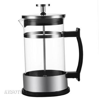 Máy pha cà phê thủy tinh không gỉ 350ml / 1-2Cup