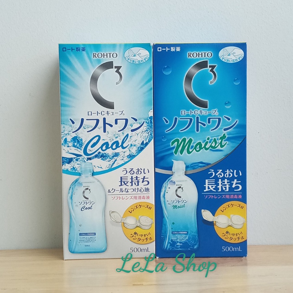 Nước Ngâm Kính Áp Tròng ROHTO C3 Nhật Bản