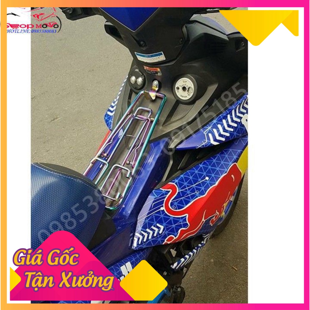 BaGa inox xi xanh titan gắn ex150 loại 10 ly (Ảnh Sp thật)