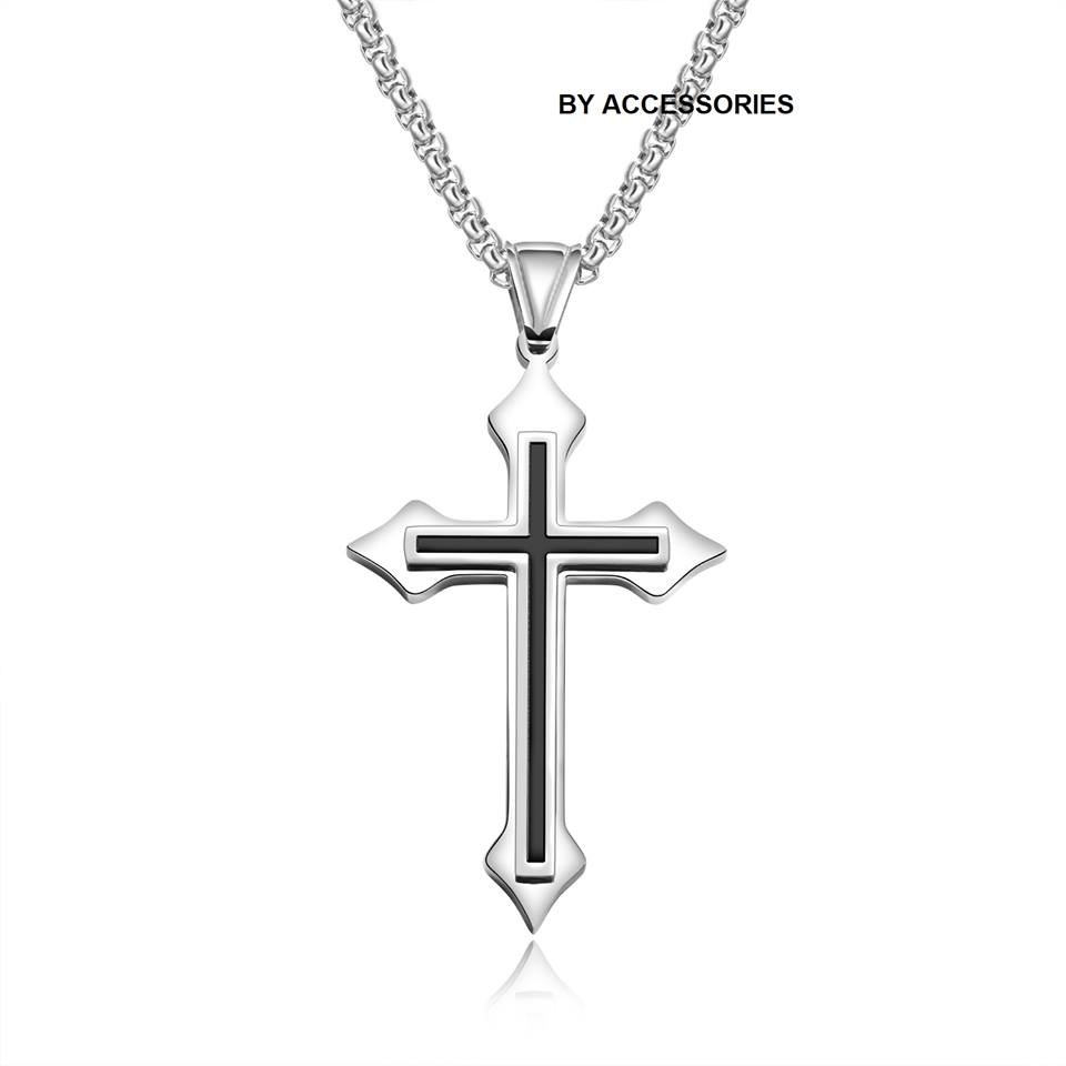 Dây chuyền titan thánh giá không gỉ MN190602