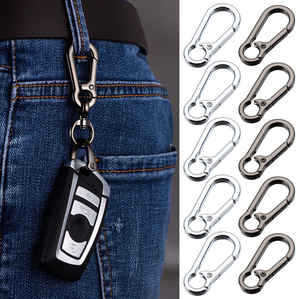 1 /2 /5 Khóa lò xo kẹp túi/ túi xách mạ kẽm chất lượng cao nhiều màu sắc tự chọn cỡ 5*2.3cm