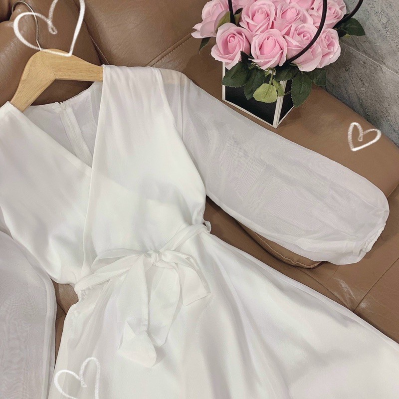 EMMA WHITE DRESS HÌNH THẬT