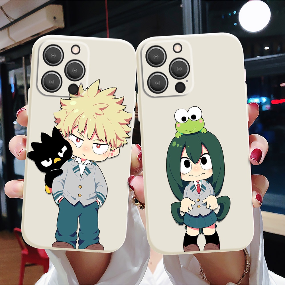 Ốp Điện Thoại Mềm Họa Tiết My Hero Academia Cho iPhone 11 12 13 Pro Max 7 8 SE 2020 X XS