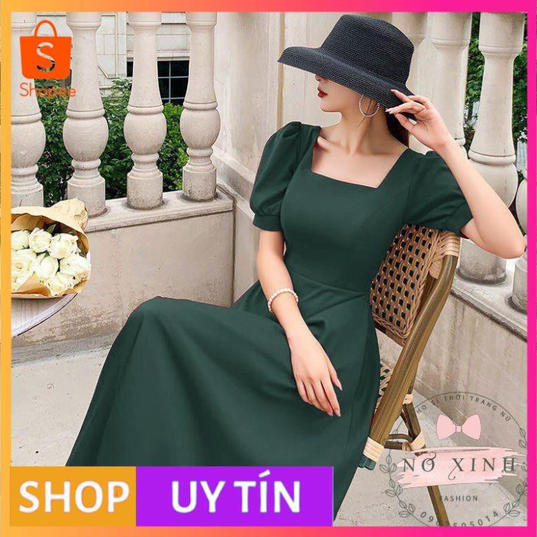 [VNXK] - Váy Maxi Tay Phồng Cao Cấp Có Size M-L-XL - [PONY_HOUSE]